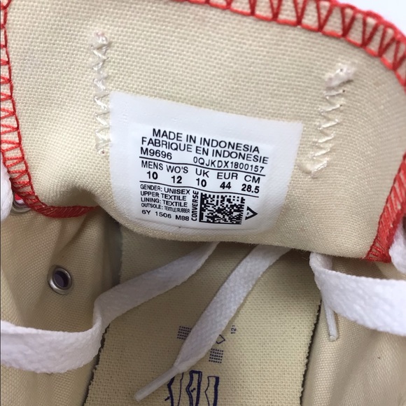 Converse men’s red sneakers - Picture 3 of 6